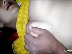 newly married desi bhabhi boobs pressed by hubby