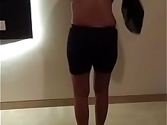 Indian Modern Wife show her Topless Body