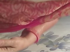 Indian wife Mohini took her pussy in a vibretor and blowjob edgonised after me hubby pulled his cum in her mouth after the siren bathed